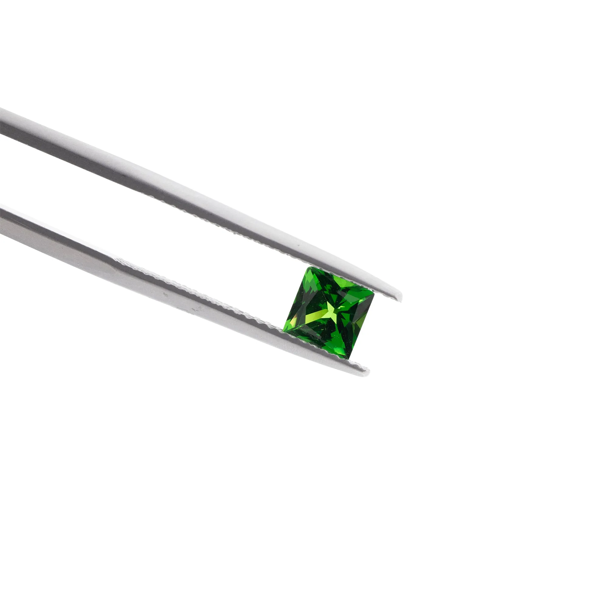 0.88ct Princess Cut Fine Tsavorite Garnet