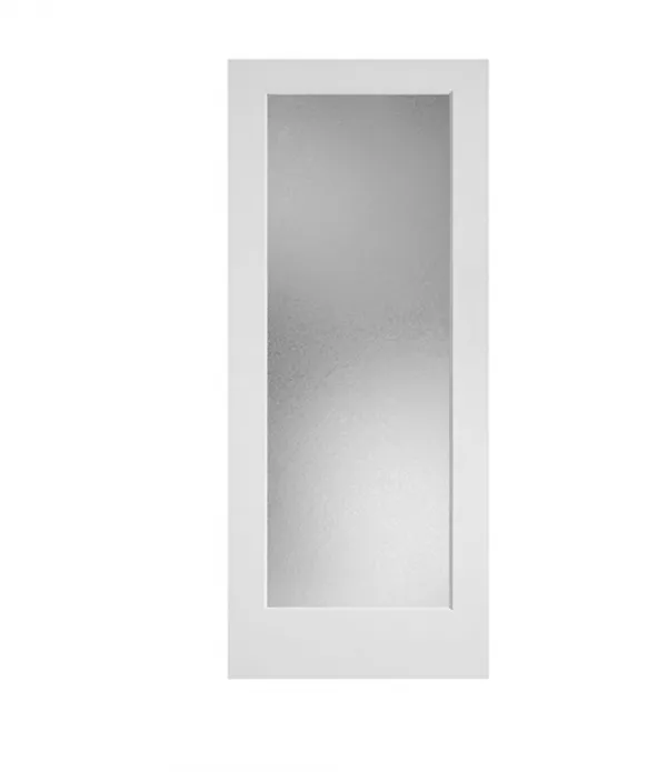 1 Panel Frosted Glass Door