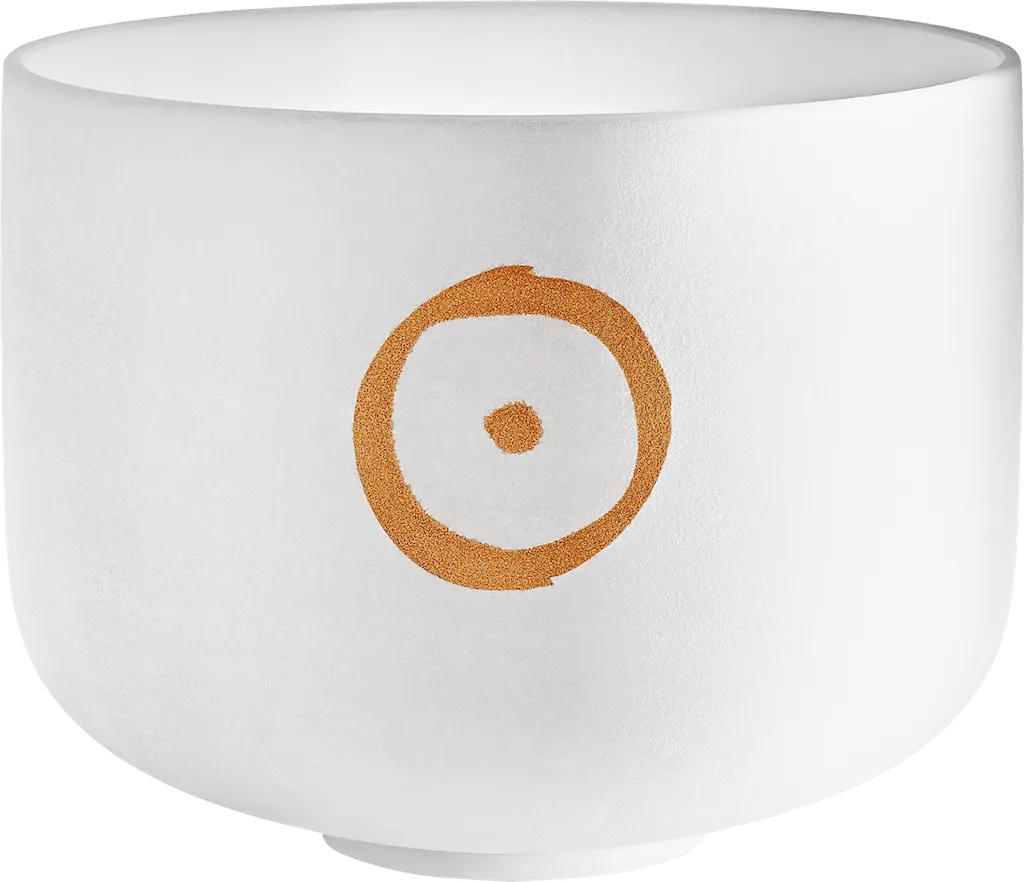 126.22 Hz The Sun / Happiness B3 (252.44 Hz) - 12" Planetary Crystal Singing Bowl