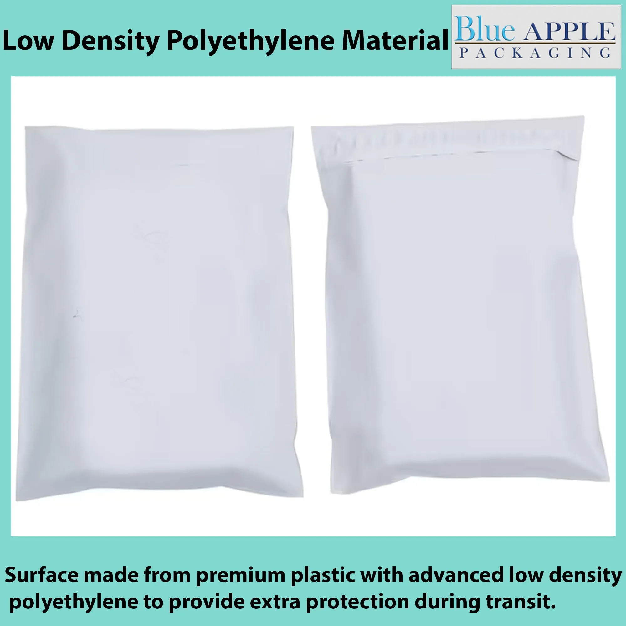 12X15.5 Inches Poly Mailers LDPE #5 Shipping Envelopes