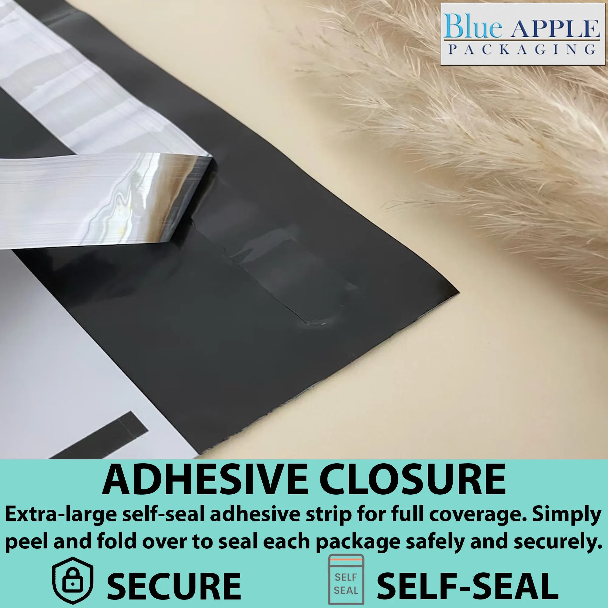 12X15.5 Inches Poly Mailers LDPE #5 Shipping Envelopes