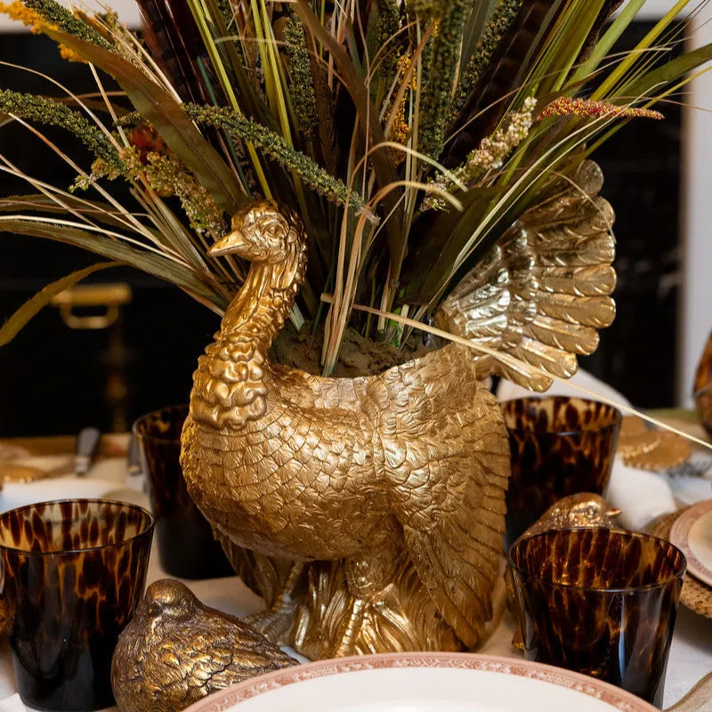 13.75" Resin Turkey Container