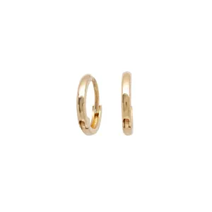 14kt Yellow Gold Huggie Hoop