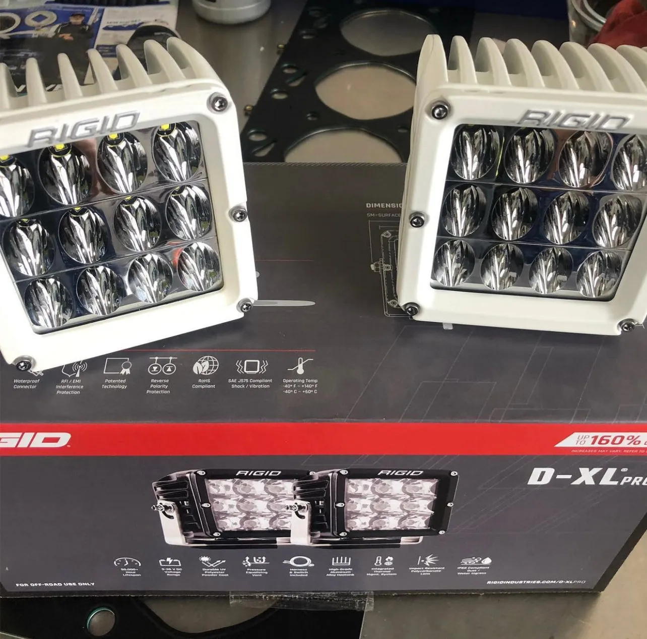2010-2018 Dodge Ram 2500-3500 LED pod mounts