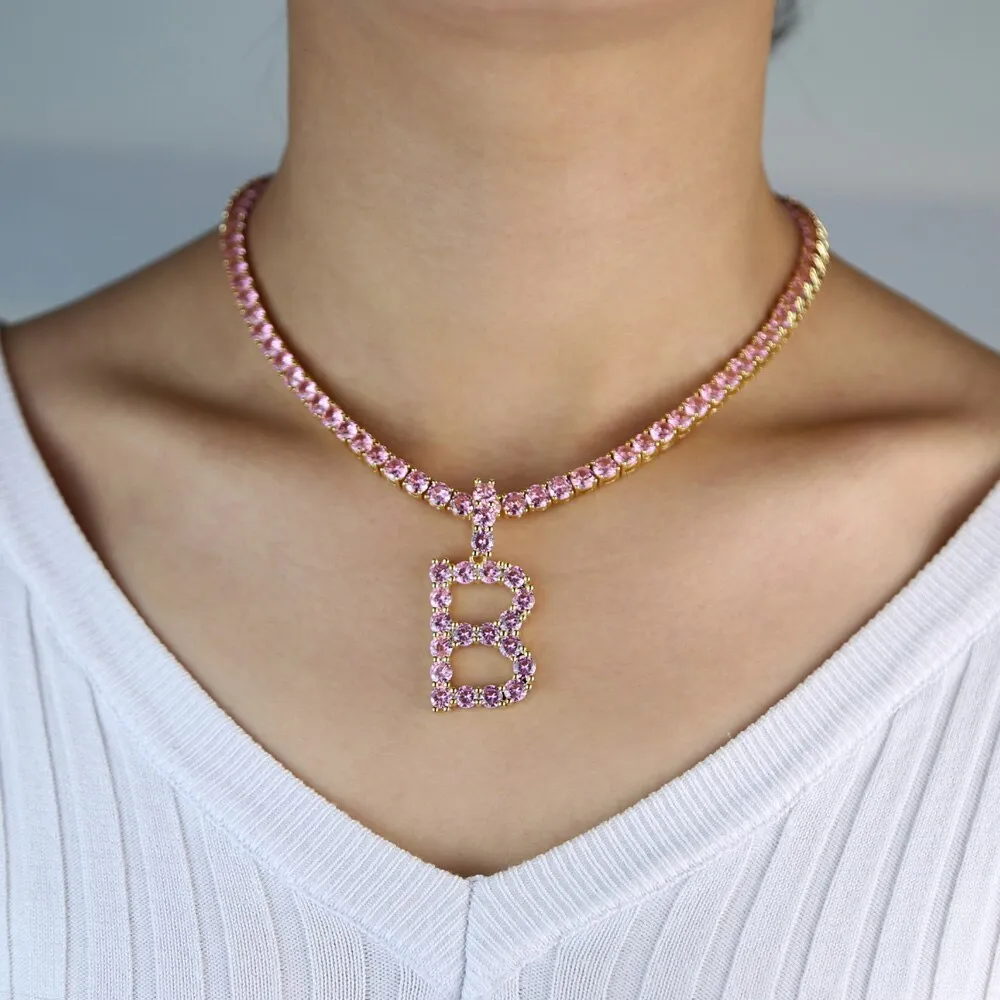 26 Alphabet Pendant Necklace