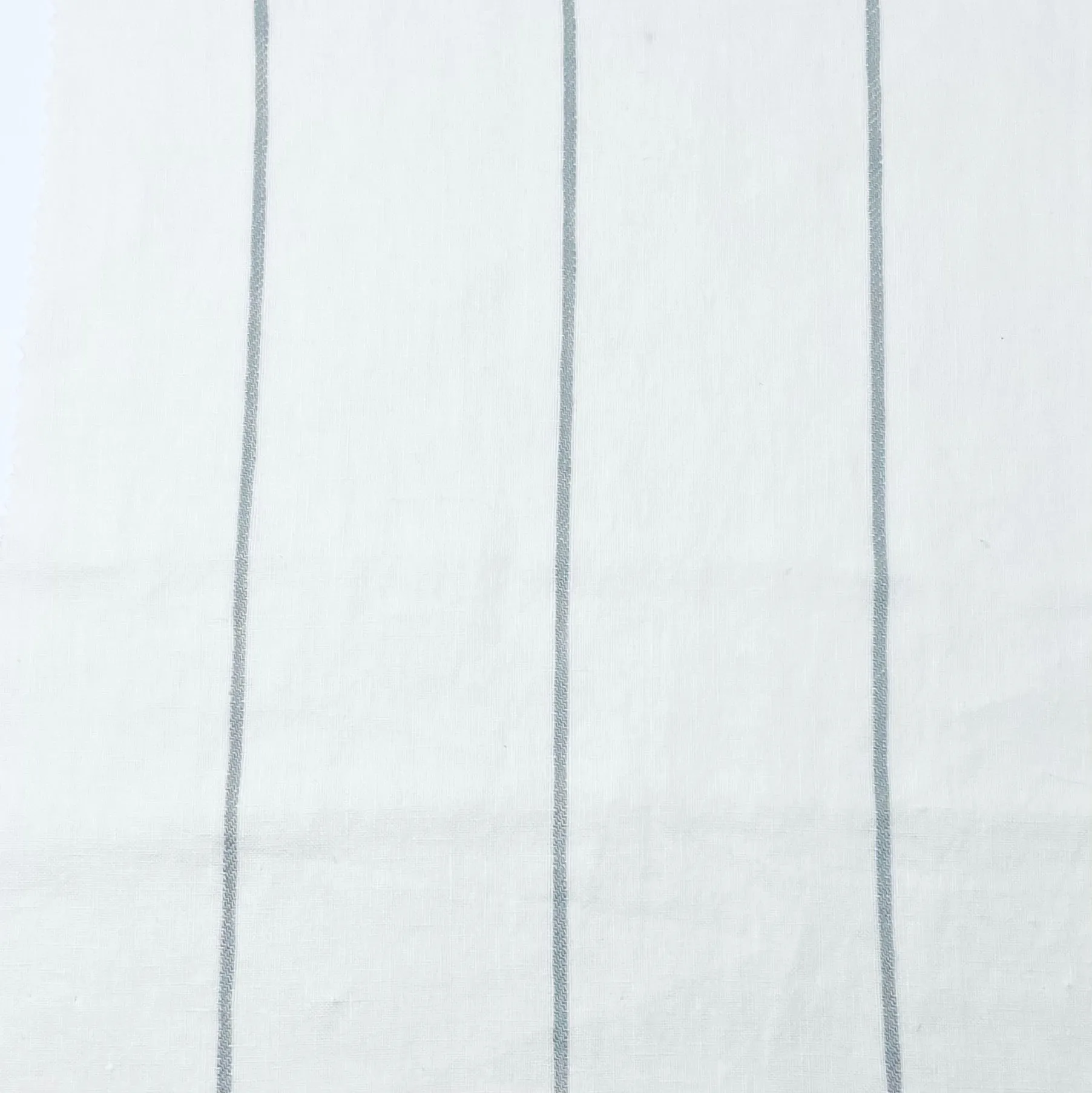 3 1/2" Wide Stripe 100% Natural Linen Fabric By The Yard/CL1003