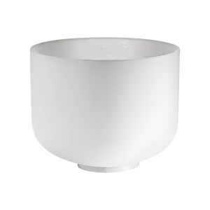 432 Hz 10" Crystal Singing Bowl Note E4 - Solar Plexus Navel Chakra