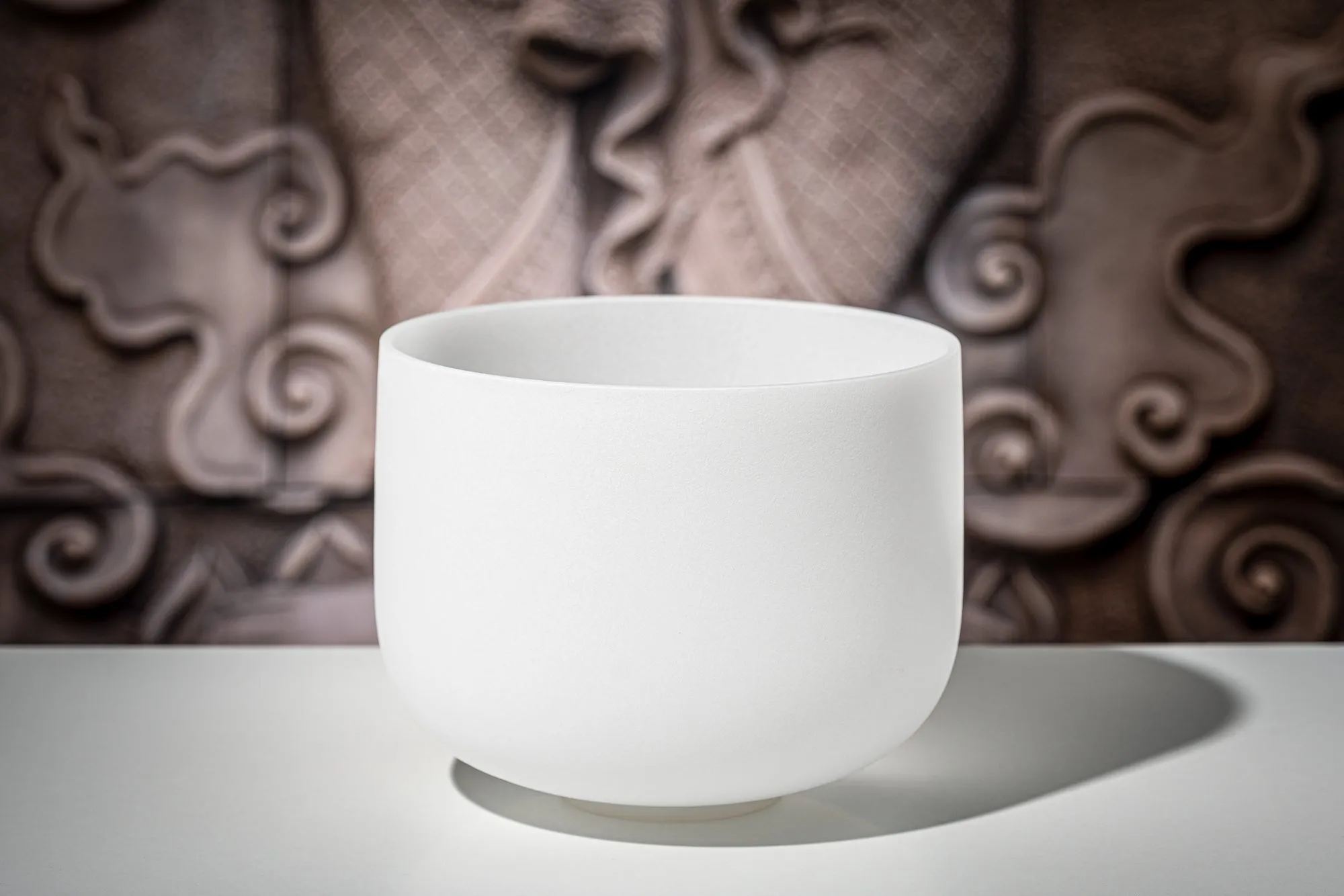 432 Hz 10" Crystal Singing Bowl Note E4 - Solar Plexus Navel Chakra