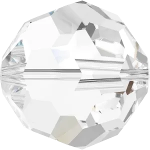 5000 Swarovski Round Beads, Crystal (001)
