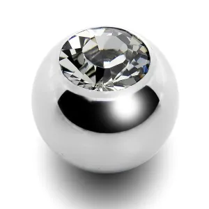 5mm Black Diamond Replacement Ball Created with Crystals