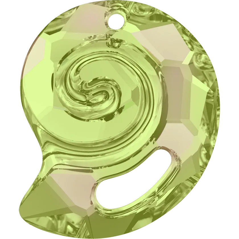 6731 Swarovski Sea Snail (Partly Frosted) Pendants