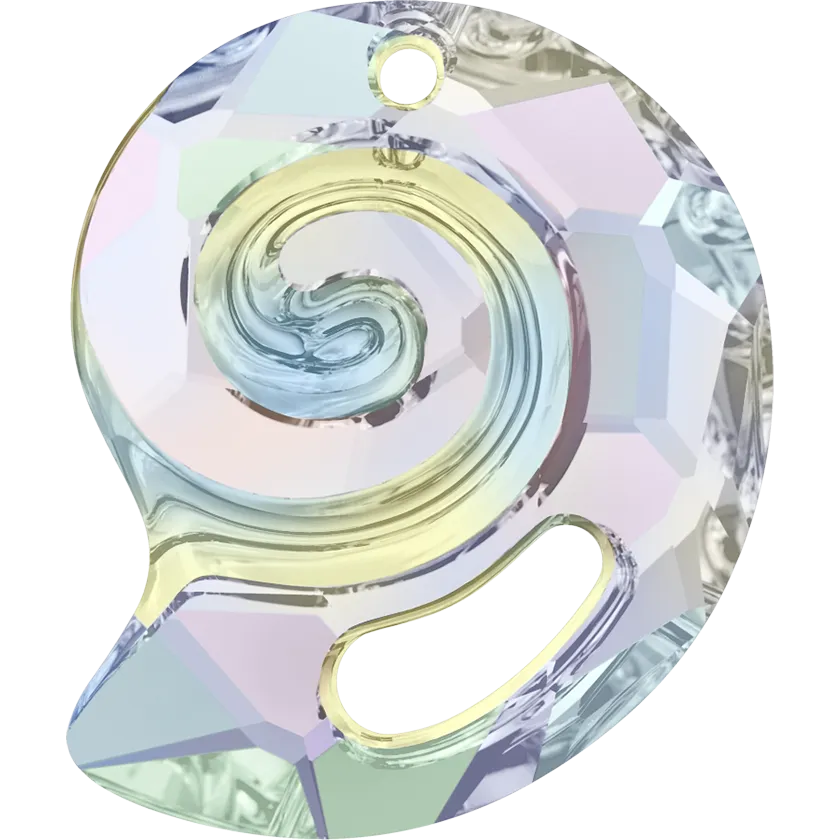 6731 Swarovski Sea Snail (Partly Frosted) Pendants