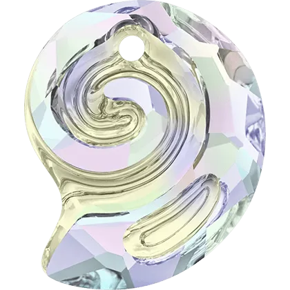 6731 Swarovski Sea Snail (Partly Frosted) Pendants