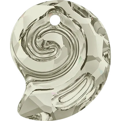6731 Swarovski Sea Snail (Partly Frosted) Pendants