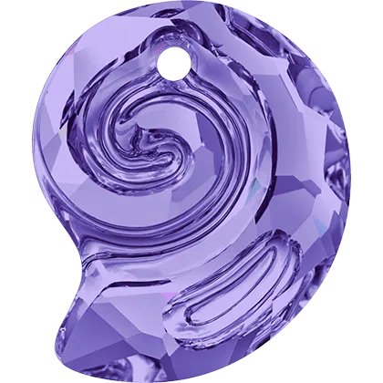6731 Swarovski Sea Snail (Partly Frosted) Pendants