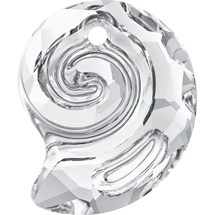 6731 Swarovski Sea Snail (Partly Frosted) Pendants
