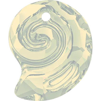 6731 Swarovski Sea Snail (Partly Frosted) Pendants