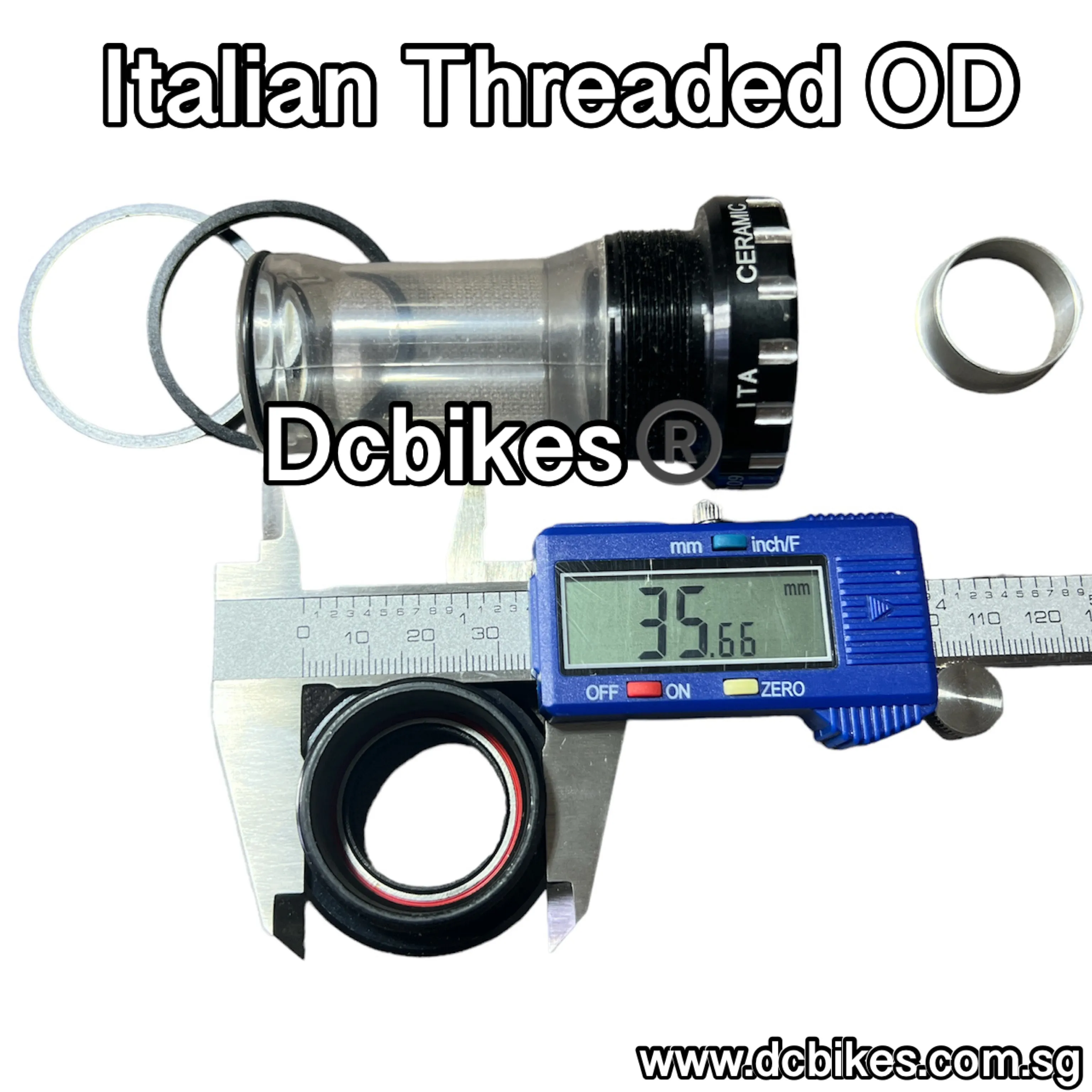 70mm Italian ITA70 Threaded Bottom Bracket BB For Shimano 24mm/22mm GXP Sram 28.99mm Dub 30mm Crank