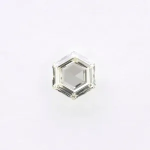.71 Carat Clear Rose Cut Hexagon Diamond