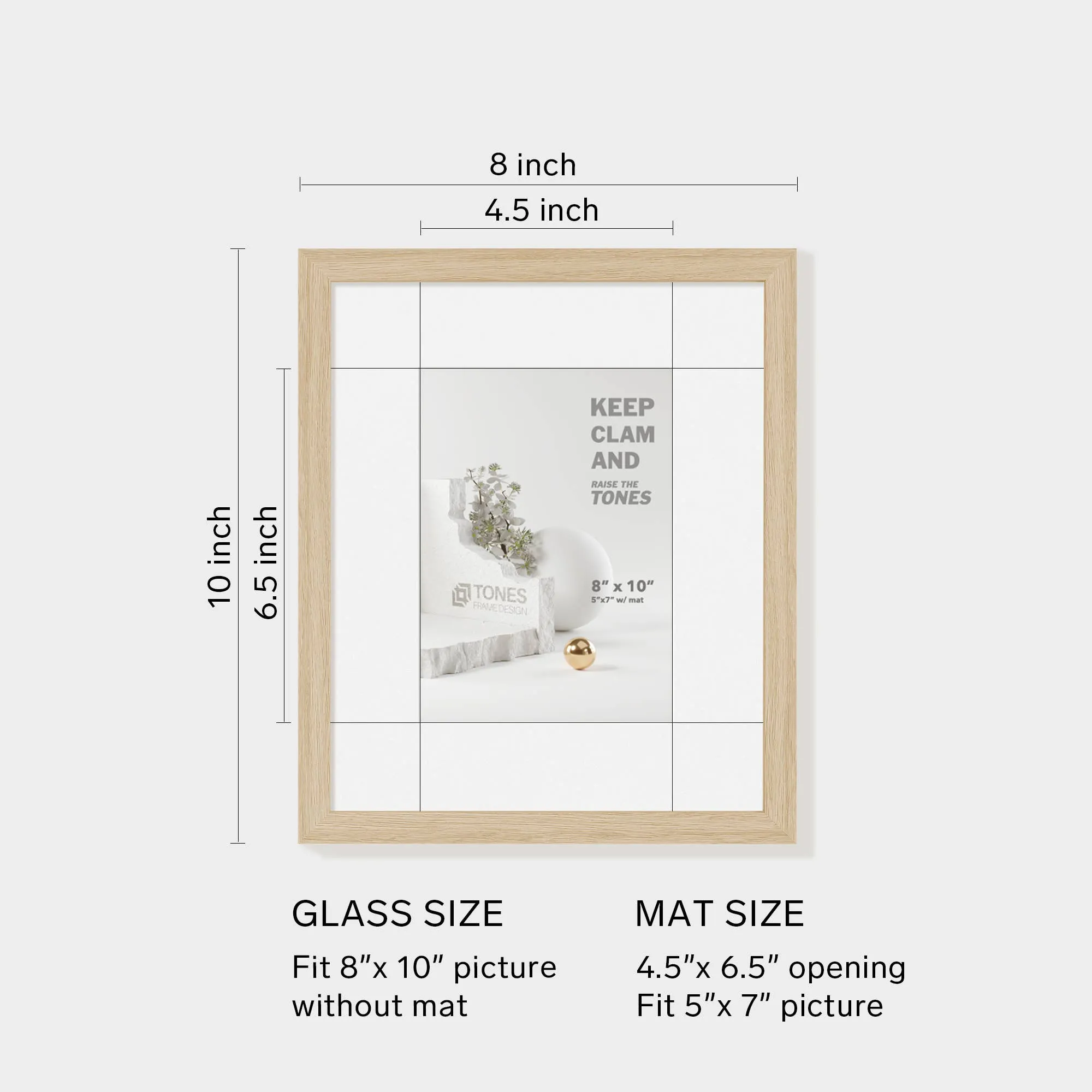 8x10 Dendro Wooden Frame
