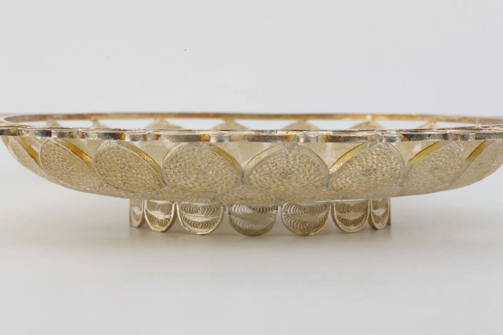 925 Silver Unique Filigree Bowl (238.05g.)