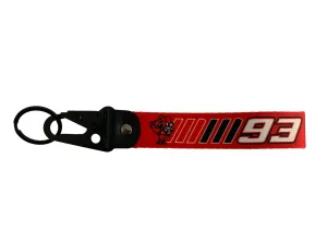 93 Red Key Ring
