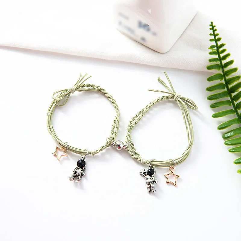 A Pair Of Magnetic Couple Bracelets