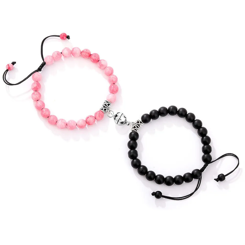 A Pair Of Magnetic Couple Bracelets