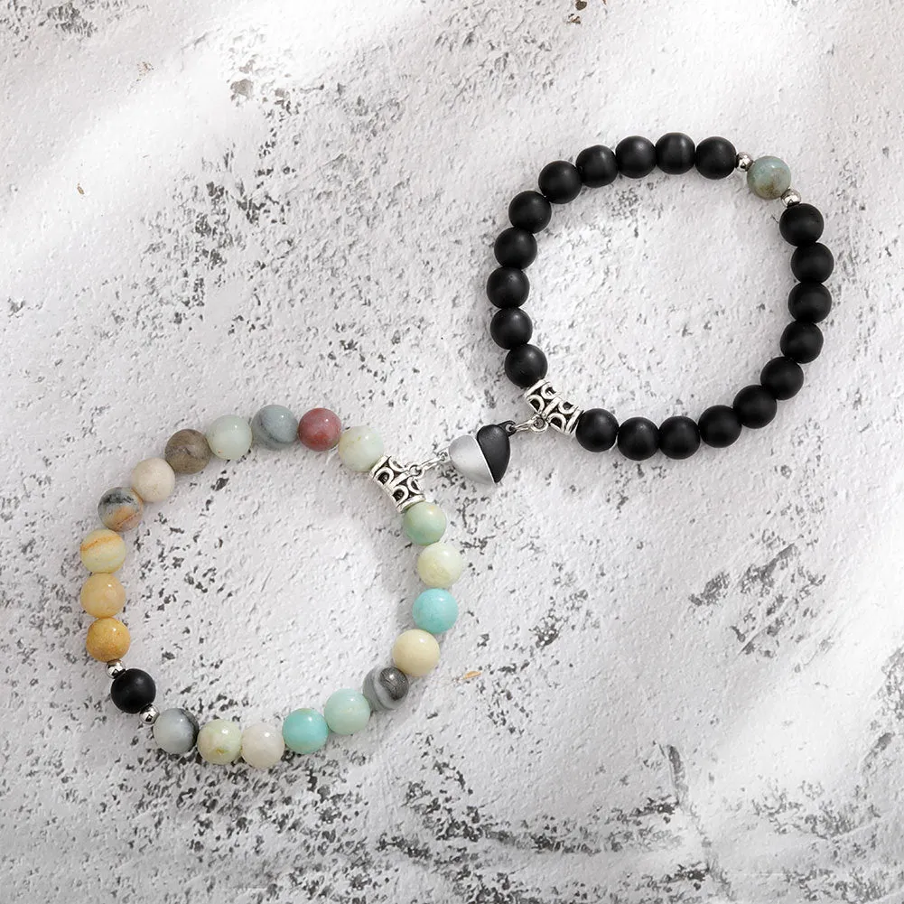 A Pair Of Magnetic Couple Bracelets