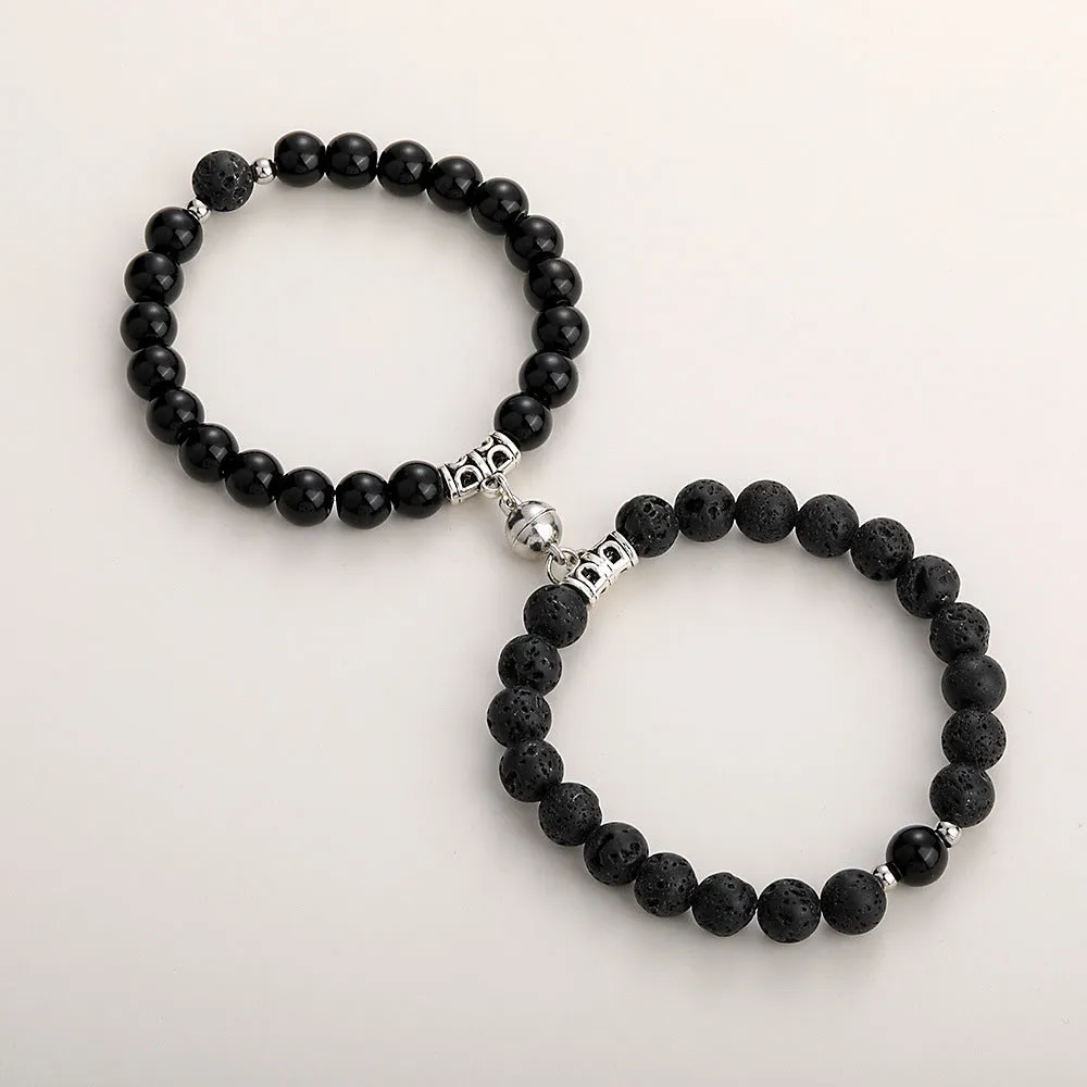 A Pair Of Magnetic Couple Bracelets
