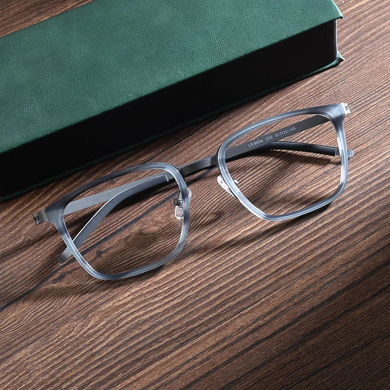 Acetate Square Glasses Frames SC6004