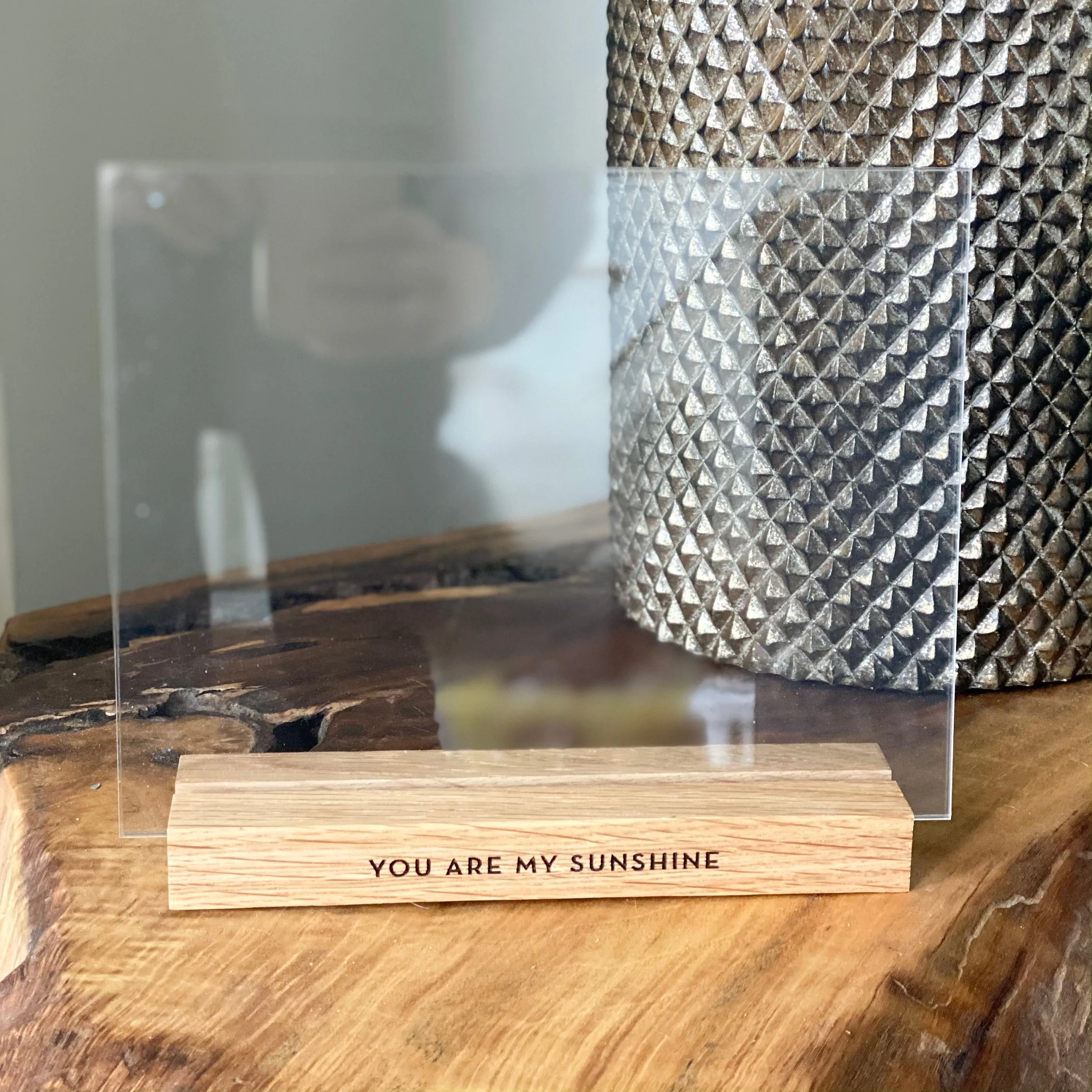 Acrylic & Wood Picture Frame