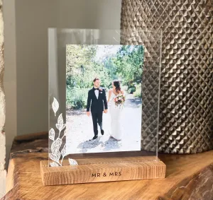 Acrylic & Wood Picture Frame