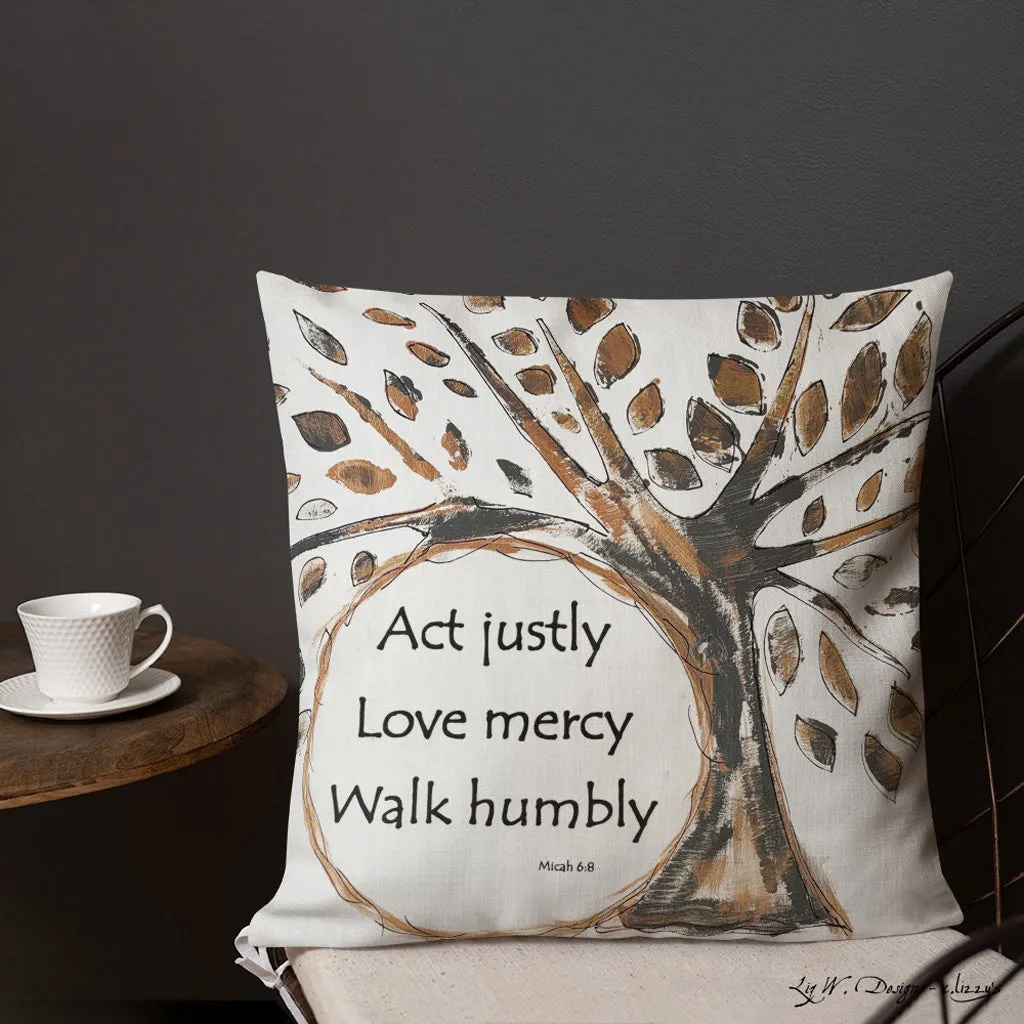 Act Justly - Pillow