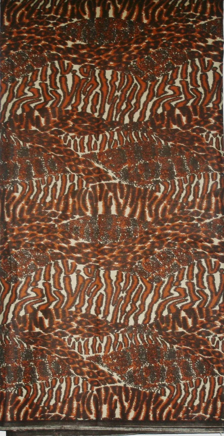 African Fabric 6 Yard Animal Print Wax Fabric - Vintage
