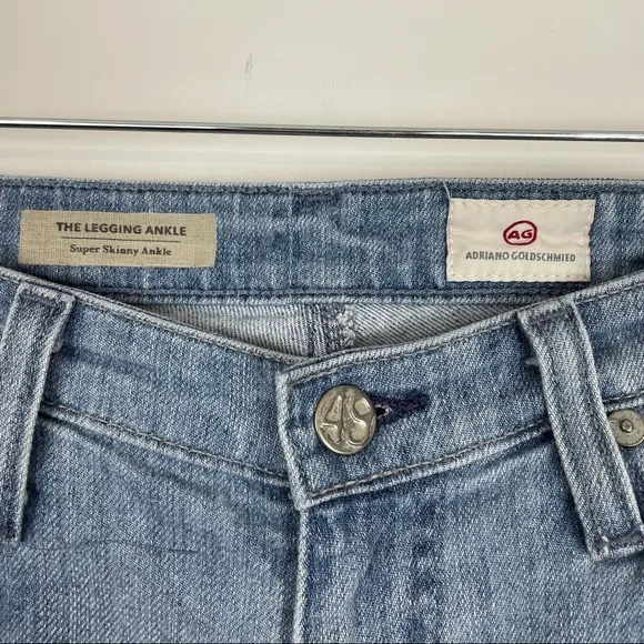 AG Adriano Goldschmied The Legging Ankle Light Wash Skinny Jeans