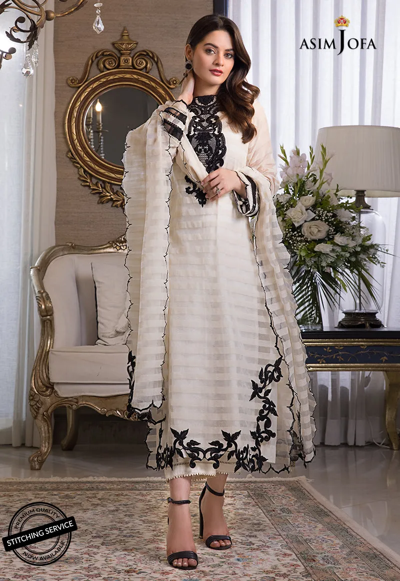 AJIM-02 Asim Jofa The Iqra & Minal Edit Winter Collection 2022 | Unstitched Embroidered Cotton Suits