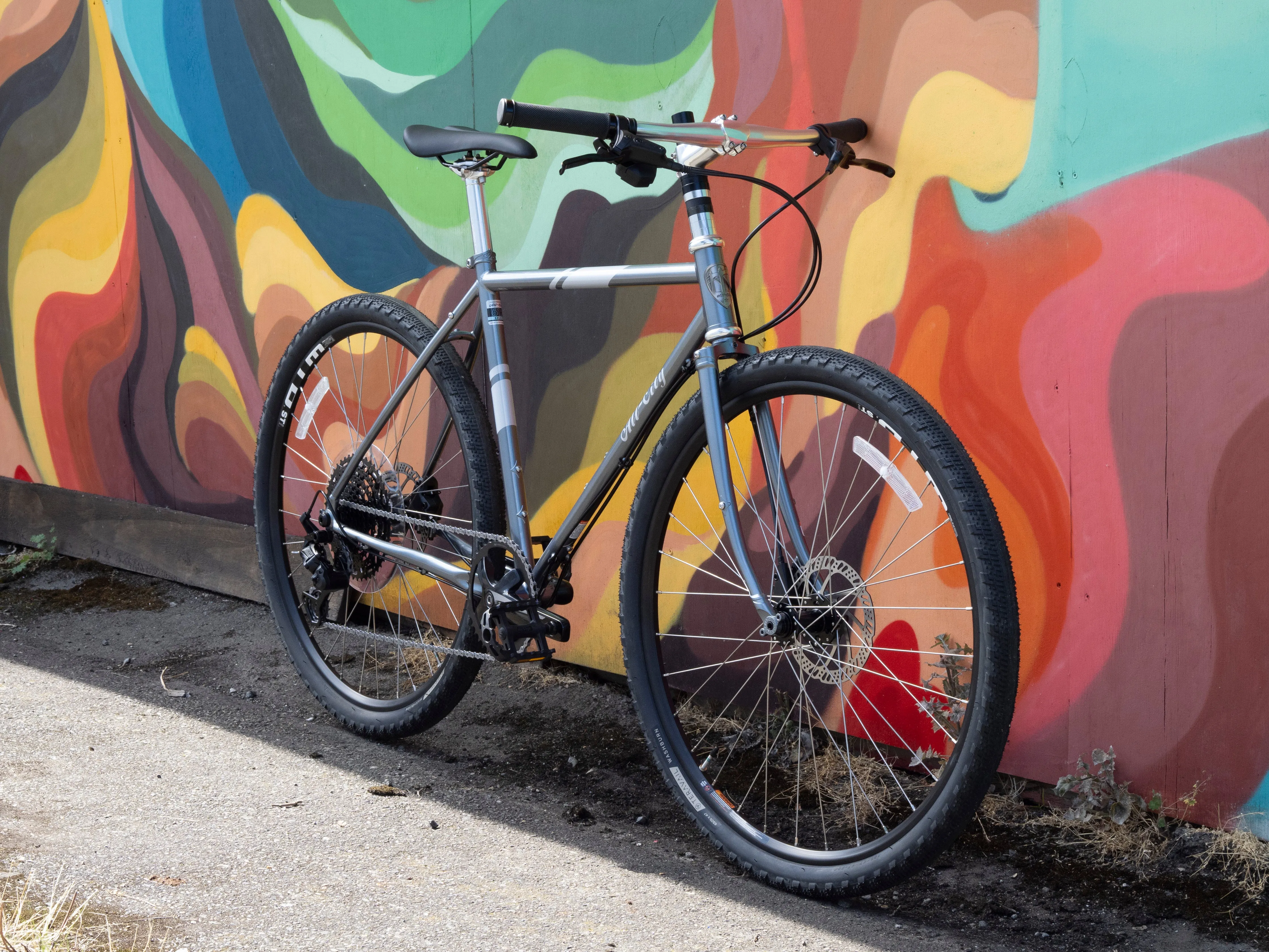 All-City Space Horse Bike - 650b, Steel, MicroShift, Moon Powder, 46cm