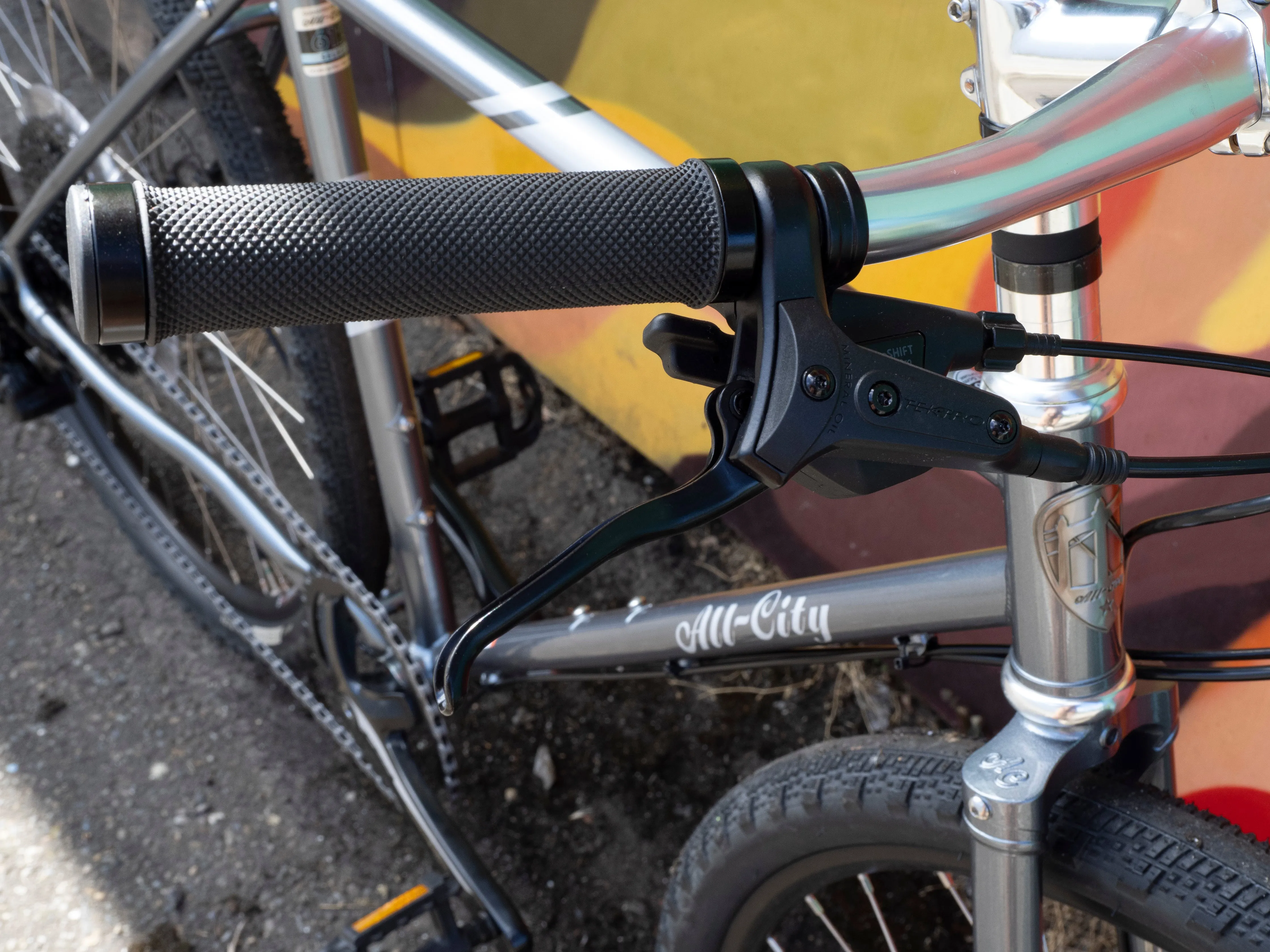 All-City Space Horse Bike - 650b, Steel, MicroShift, Moon Powder, 46cm