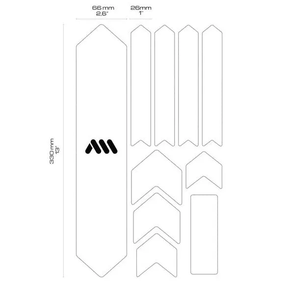 All Mountain Style Frame Guard Extra | Red Bull Rampage Yellow