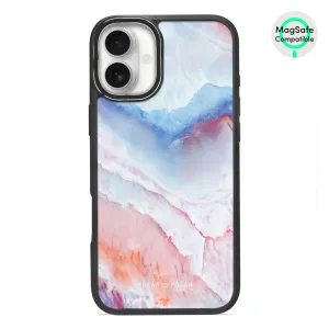 Almond Coast - iPhone 16 Plus Frosted Black Bumper MagSafe Case