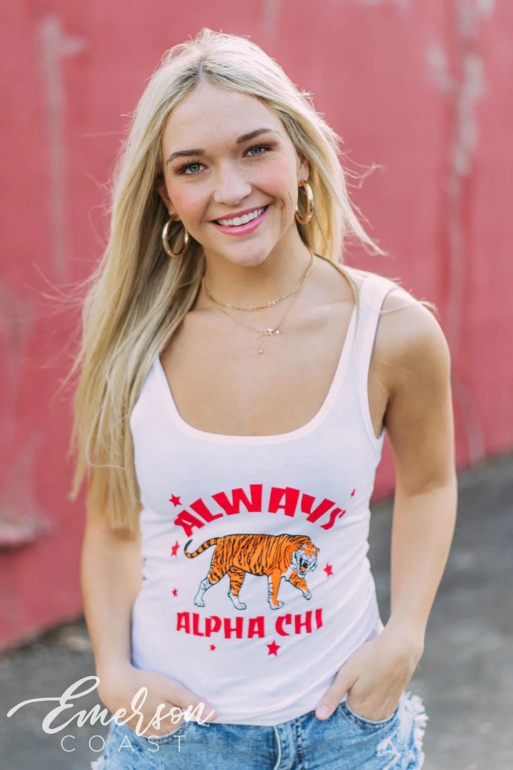 Alpha Chi Omega Tiger Tank