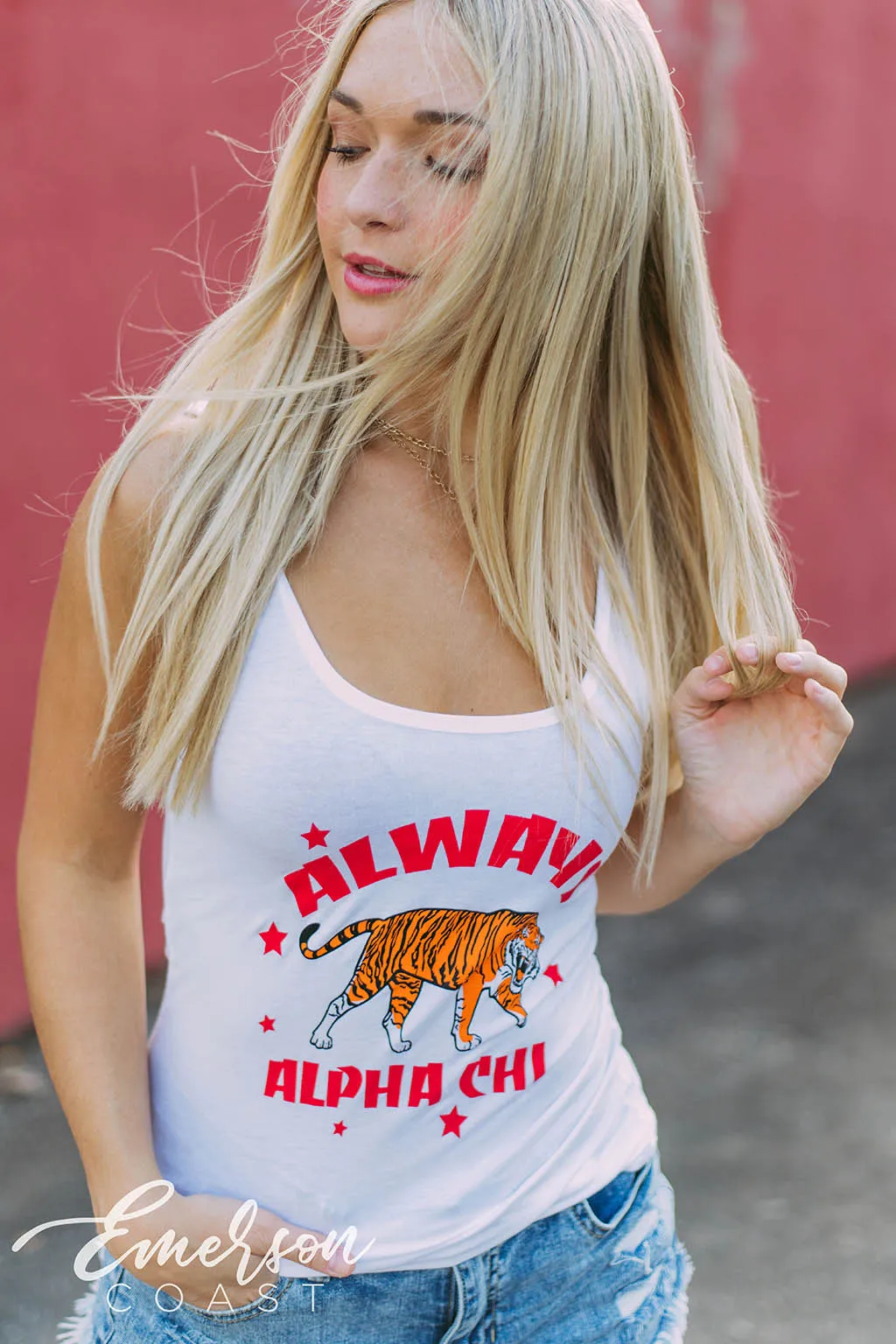 Alpha Chi Omega Tiger Tank