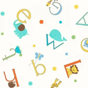 Alphabet Zoo Toss Fabric