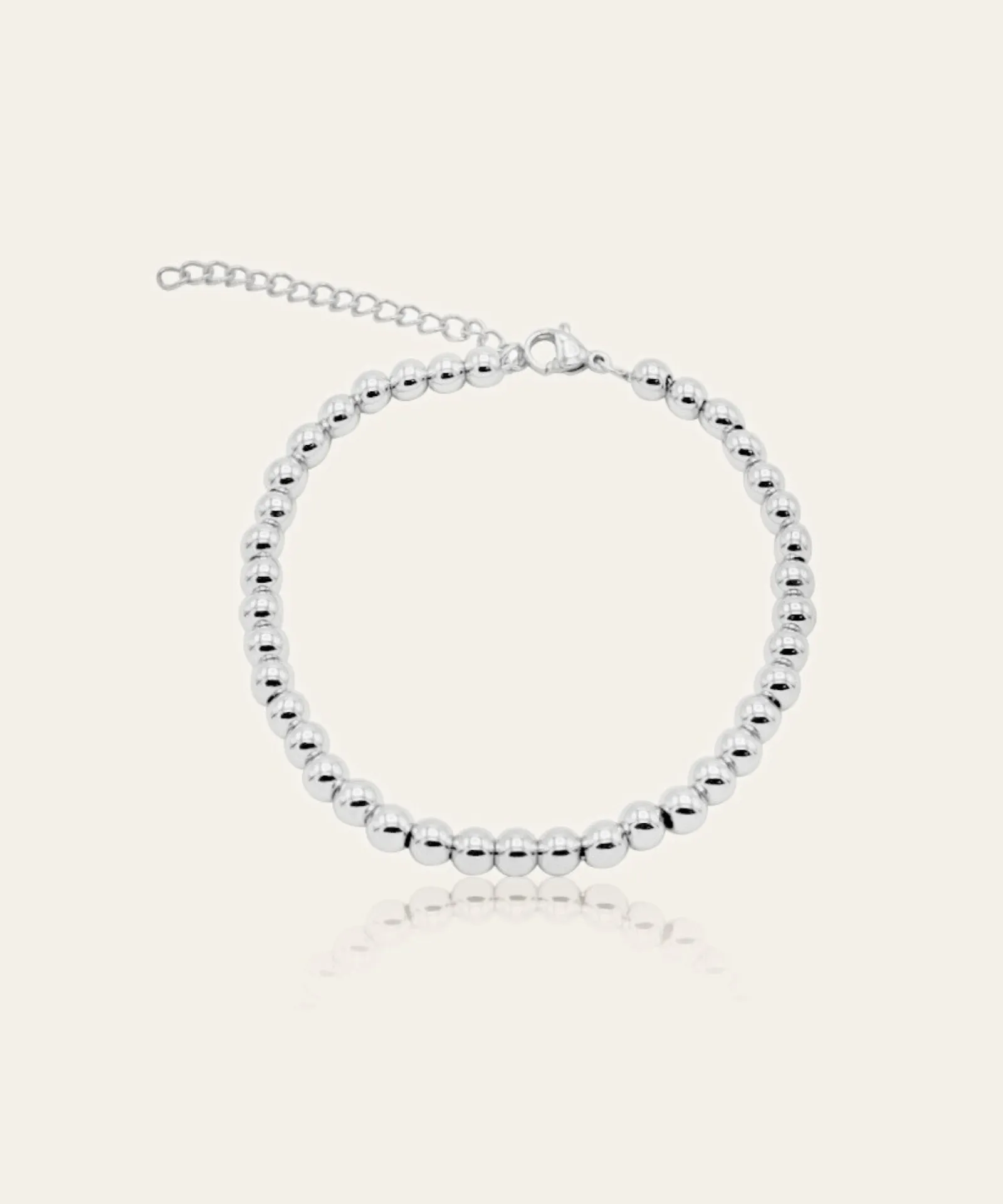 Amara Silver Bead Bracelet