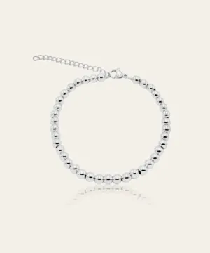 Amara Silver Bead Bracelet