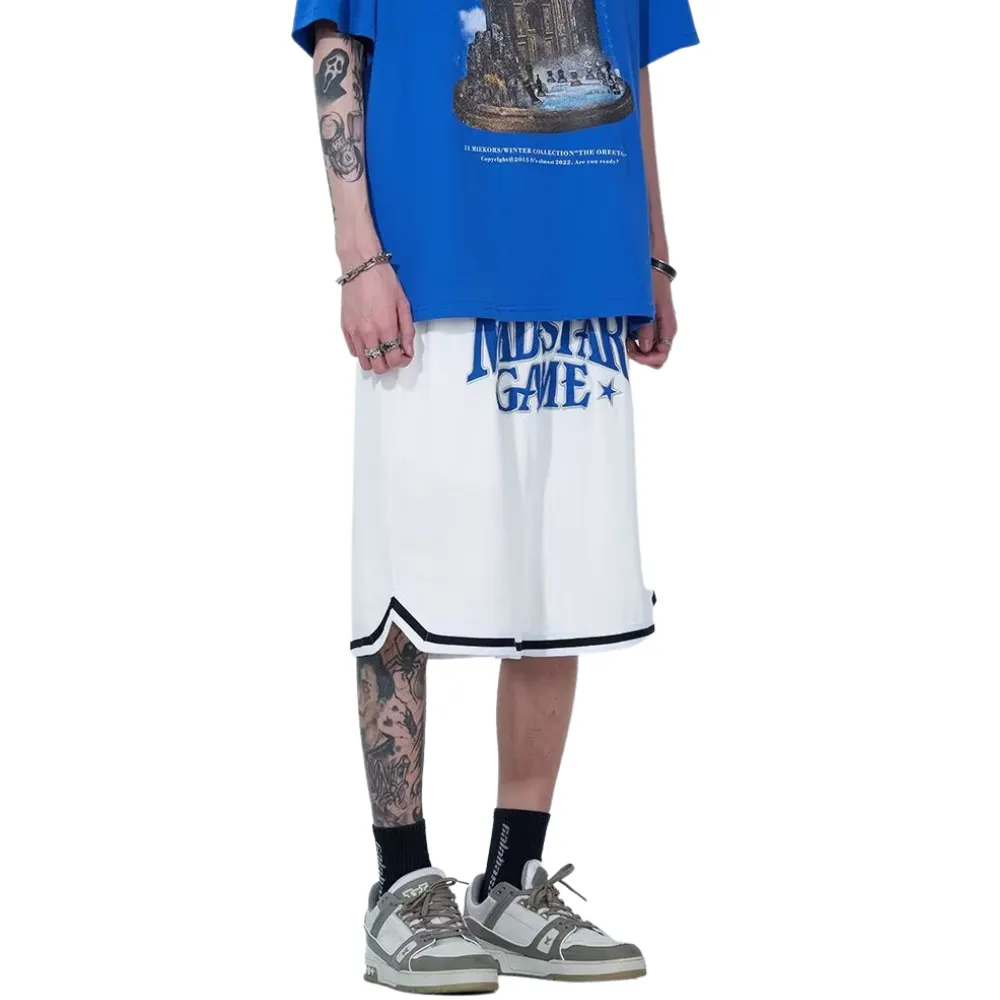 American Trendy Letter Couple Shorts