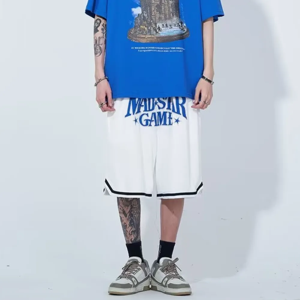 American Trendy Letter Couple Shorts