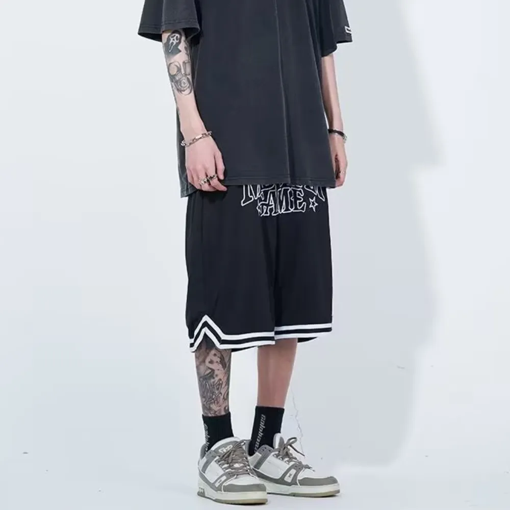 American Trendy Letter Couple Shorts