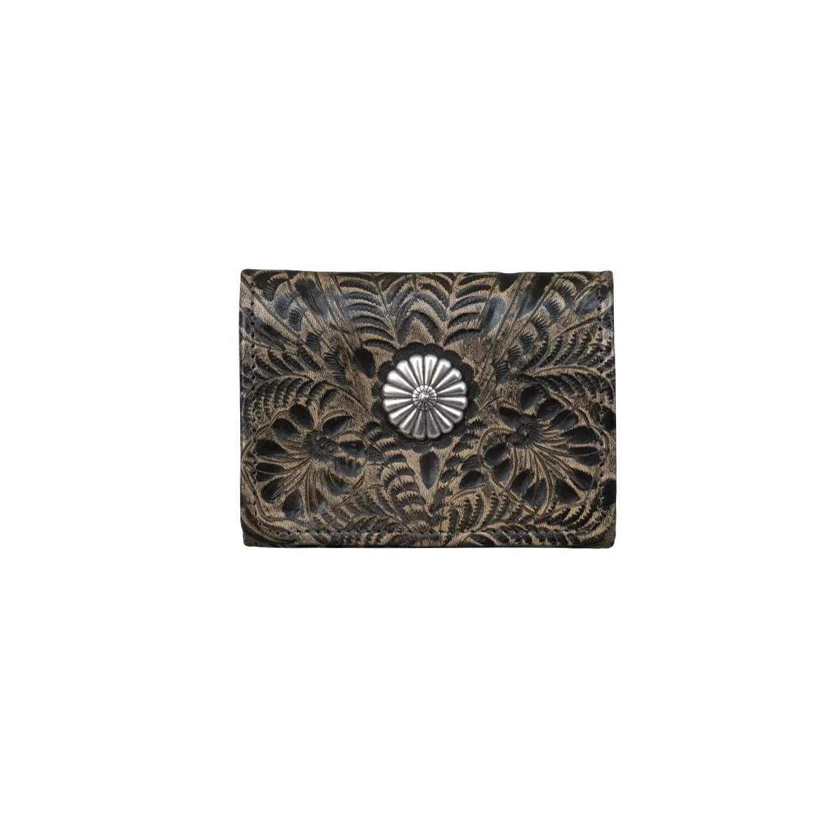 American West Ladies Small Tri-Fold Wallet